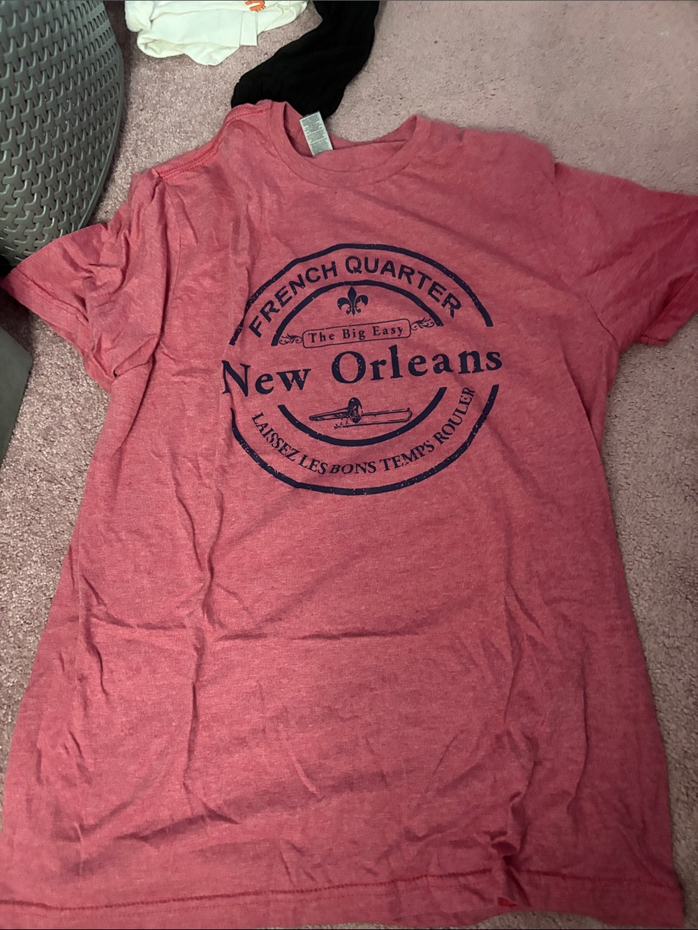 Gildan Red New Orleans French Quarter Graphic Tee